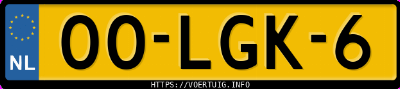 Kenteken afbeelding van 00LGK6, blauwe Hyundai I 30cw