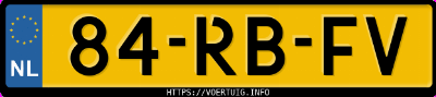 Kenteken afbeelding van 84RBFV, grijze Hyundai Matrix