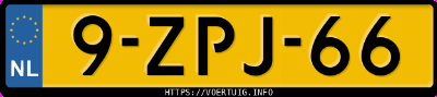Kenteken afbeelding van 9ZPJ66, bruine Hyundai I20