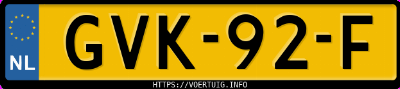 Kenteken afbeelding van GVK92F, zwarte Hyundai IONIQ5 Long Range 77 Kwh Awd