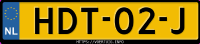 Kenteken afbeelding van HDT02J, witte Hyundai Tucson Ix35