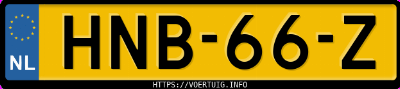 Kenteken afbeelding van HNB66Z, zwarte Hyundai Tucson 1.6 Tgdi Phev