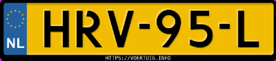 Kenteken afbeelding van HRV95L, grijze Hyundai IONIQ5 Long Range 84 Kwh Rwd