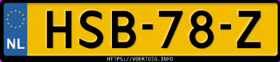 Kenteken afbeelding van HSB78Z, grijze Hyundai IONIQ5 Long Range 77/84 Kwh Rwd