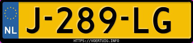 Kenteken afbeelding van J289LG, grijze Hyundai Kona 64 Kwh