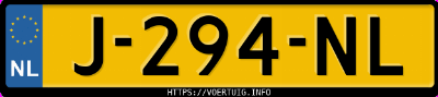 Kenteken afbeelding van J294NL, grijze Hyundai Kona 1.6 Gdi Hev