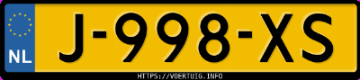 Kenteken afbeelding van J998XS, zwarte Hyundai Kona 64 Kwh