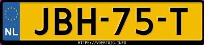 Kenteken afbeelding van JBH75T, zwarte Hyundai Ioniq 9 Long Range Awd
