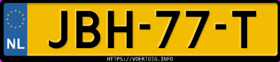 Kenteken afbeelding van JBH77T, zwarte Hyundai Ioniq 9 Long Range Awd