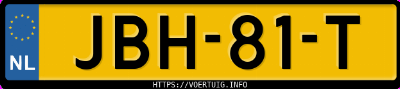 Kenteken afbeelding van JBH81T, zwarte Hyundai Ioniq 9 Long Range Awd