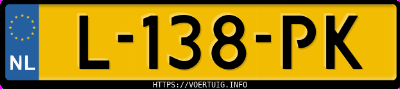 Kenteken afbeelding van L138PK, grijze Hyundai Bayon