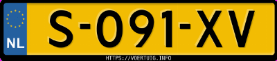 Kenteken afbeelding van S091XV, witte Hyundai Bayon 1.0 Mhev