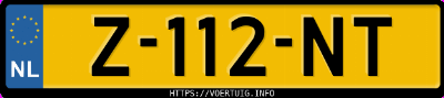 Kenteken afbeelding van Z112NT, blauwe Hyundai IONIQ5 N 84 Kwh Awd