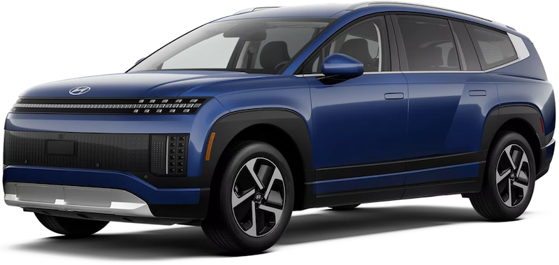 Afbeelding van JGX74B, blauwe Hyundai Ioniq 9 Long Range Rwd mpv Afbeelding van JGX74B, blauwe Hyundai Ioniq 9 Long Range Rwd mpv