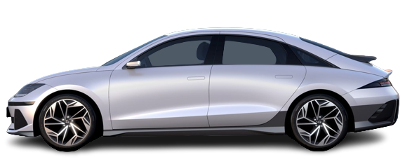 Afbeelding van S565HV, grijze Hyundai IONIQ6 Long Range 77 Kwh Rwd sedan