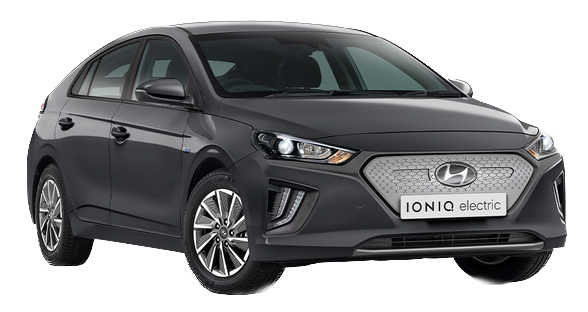 Afbeelding van H006BV, grijze Hyundai Ioniq hatchback