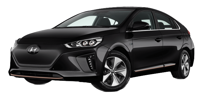Afbeelding van G515PP, zwarte Hyundai Ioniq hatchback