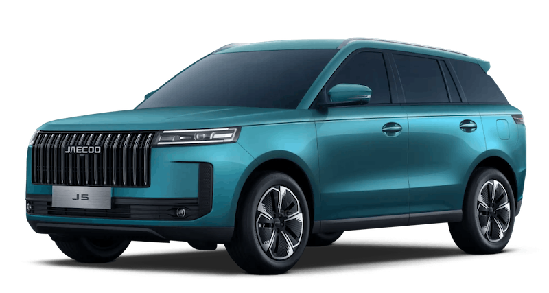 Afbeelding van JSZ39T, groene Jaecoo 5 Ev hatchback