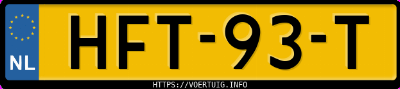 Kenteken afbeelding van HFT93T, grijze Jaecoo 7 Phev Jeacoo7 Shs
