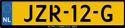 Kenteken afbeelding van JZR12G, grijze Jaecoo 7 Phev 7