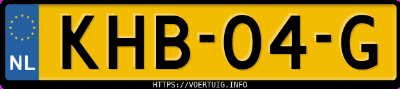 Kenteken afbeelding van KHB04G, zwarte Jaecoo 8 Phev 8 Shs-P