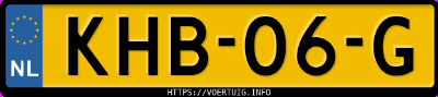 Kenteken afbeelding van KHB06G, grijze Jaecoo 8 Phev 8 Shs-P
