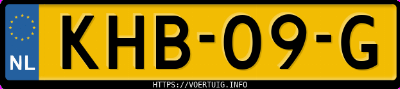 Kenteken afbeelding van KHB09G, grijze Jaecoo 8 Phev 8 Shs-P