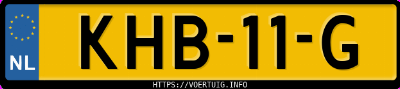 Kenteken afbeelding van KHB11G, zwarte Jaecoo 8 Phev 8 Shs-P