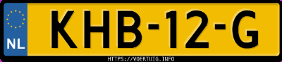 Kenteken afbeelding van KHB12G, zwarte Jaecoo 8 Phev 8 Shs-P