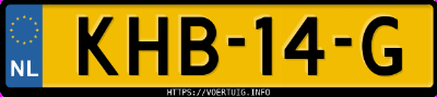 Kenteken afbeelding van KHB14G, grijze Jaecoo 8 Phev 8 Shs-P