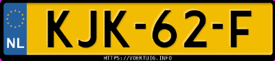 Kenteken afbeelding van KJK62F, grijze Jaecoo 5 Ev
