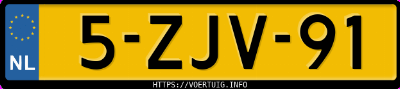 Kenteken afbeelding van 5ZJV91, grijze Jaguar F-TYPE 2.0 T/c
