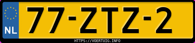 Kenteken afbeelding van 77ZTZ2, grijze Jaguar Xf Sportbrake 2.2l Diesel