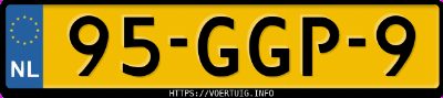 Kenteken afbeelding van 95GGP9, grijze Jaguar S-TYPE