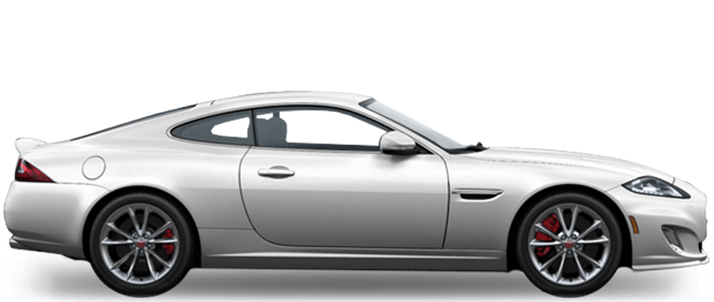 Afbeelding van G847KL, witte Jaguar Xkr Coupé 5.0ls/c Coupé coupé