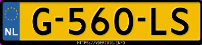 Kenteken afbeelding van G560LS, witte Jeep Renegade 1.3