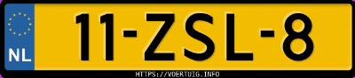 Kenteken afbeelding van 11ZSL8, zwarte Kia Rio Iv 1.1d Isg