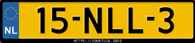 Kenteken afbeelding van 15NLL3, grijze Kia Picanto