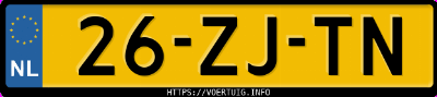 Kenteken afbeelding van 26ZJTN, grijze Kia Picanto