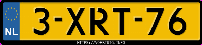 Kenteken afbeelding van 3XRT76, witte Kia Sportage Iii 1.6b