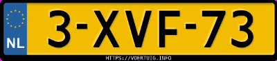 Kenteken afbeelding van 3XVF73, witte Kia Sportage Iii 1.6b