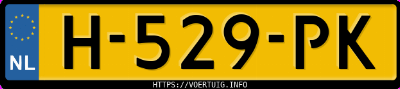 Kenteken afbeelding van H529PK, zwarte Kia Sportage 1.6 Tgdi
