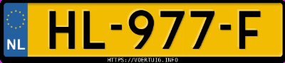 Kenteken afbeelding van HL977F, blauwe Kia Rio Iv 1.2 Fl Isg