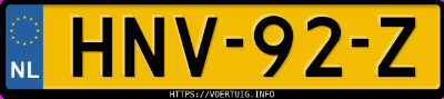 Kenteken afbeelding van HNV92Z, grijze Kia Xceed 1.6b Phev