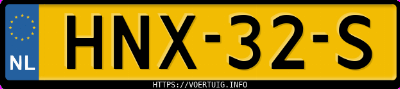Kenteken afbeelding van HNX32S, grijze Kia EV3 Standard Range Kenteken afbeelding van HNX32S, grijze Kia EV3 Standard Range