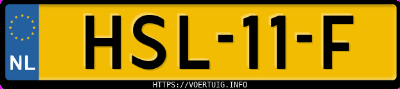 Kenteken afbeelding van HSL11F, grijze Kia Niro 1.6 Phev