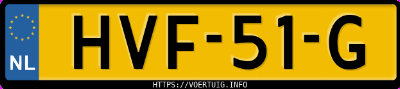 Kenteken afbeelding van HVF51G, blauwe Kia Rio 1.0 T-Gdi Dct