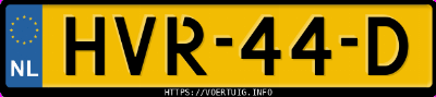 Kenteken afbeelding van HVR44D, grijze Kia Ceed Sw 1.0 Mhev