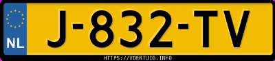 Kenteken afbeelding van J832TV, groene Kia Stonic 1.0 Mhev