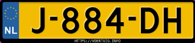 Kenteken afbeelding van J884DH, grijze Kia Soul E-Soul 64 Kwh